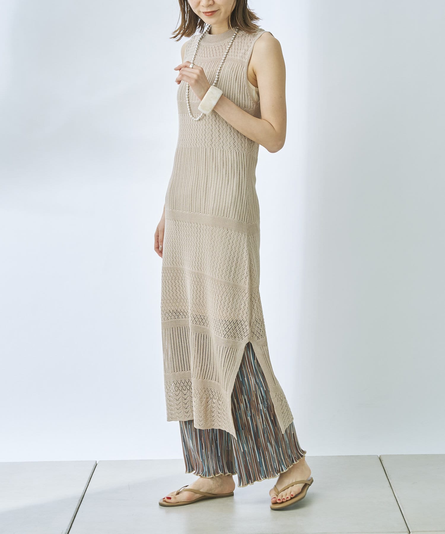 インナーセット 透かし編みニットワンピース Prose Verse プロズヴェール レディース Pal Closet パルクローゼット パルグループ公式ファッション通販サイト