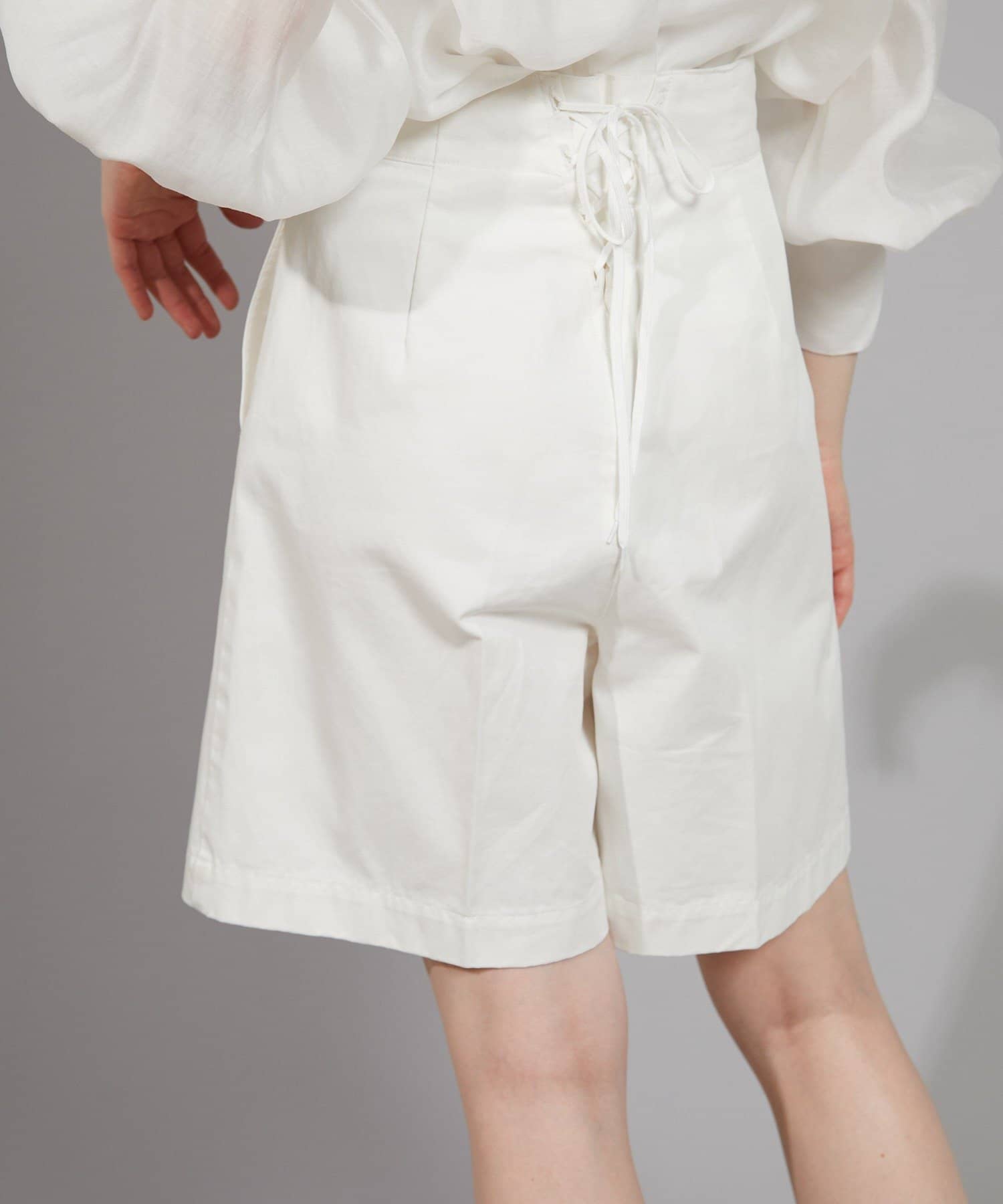 バックレースアップショートパンツ Ciaopanic チャオパニック レディース Pal Closet パルクローゼット パルグループ公式ファッション通販サイト