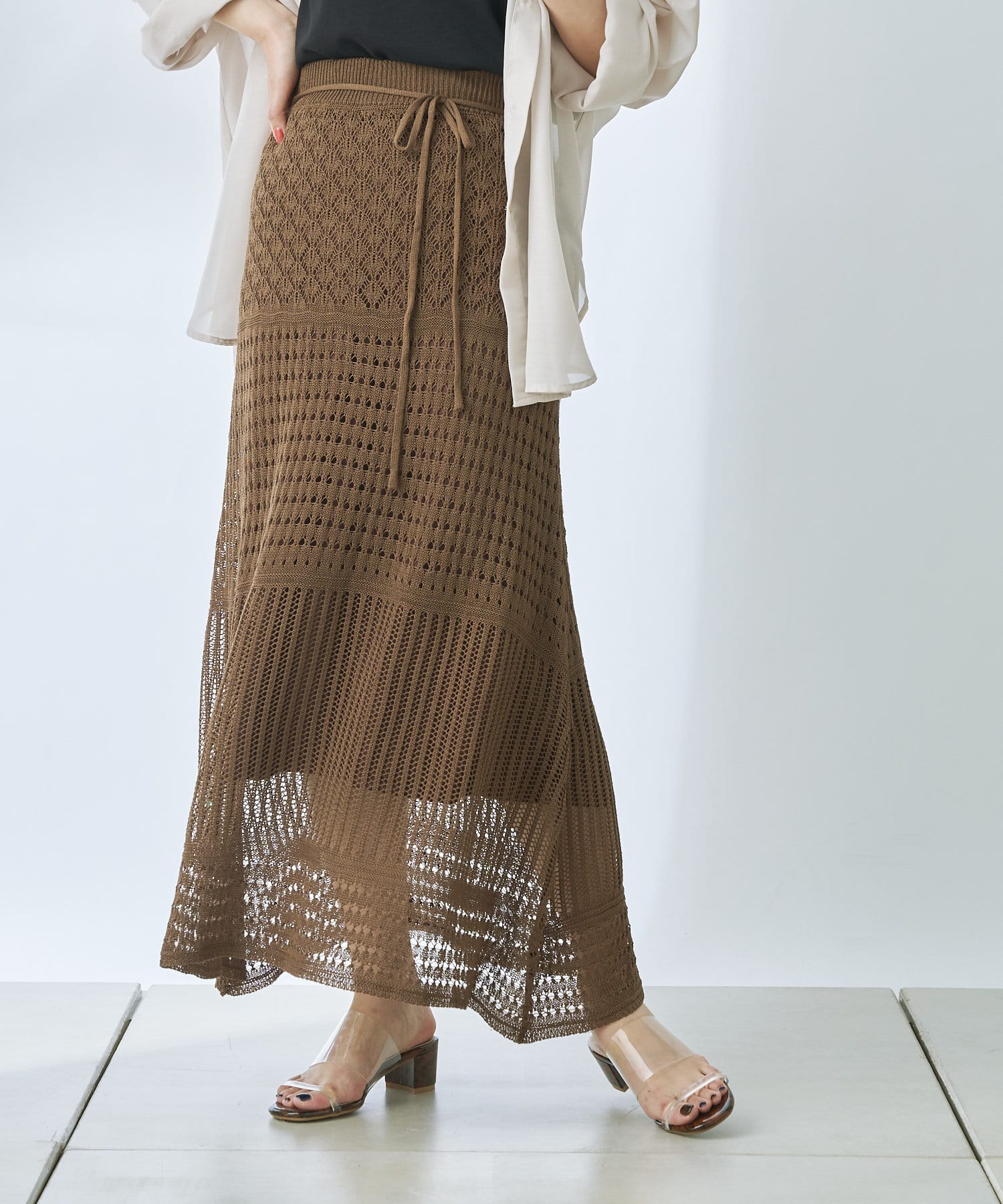 リゾート感のある一枚 透かし編みニットスカート Prose Verse プロズヴェール 仙台港店の仙台港店 スタッフのスタッフブログ Pal Closet パルクローゼット パルグループ公式ファッション通販サイト