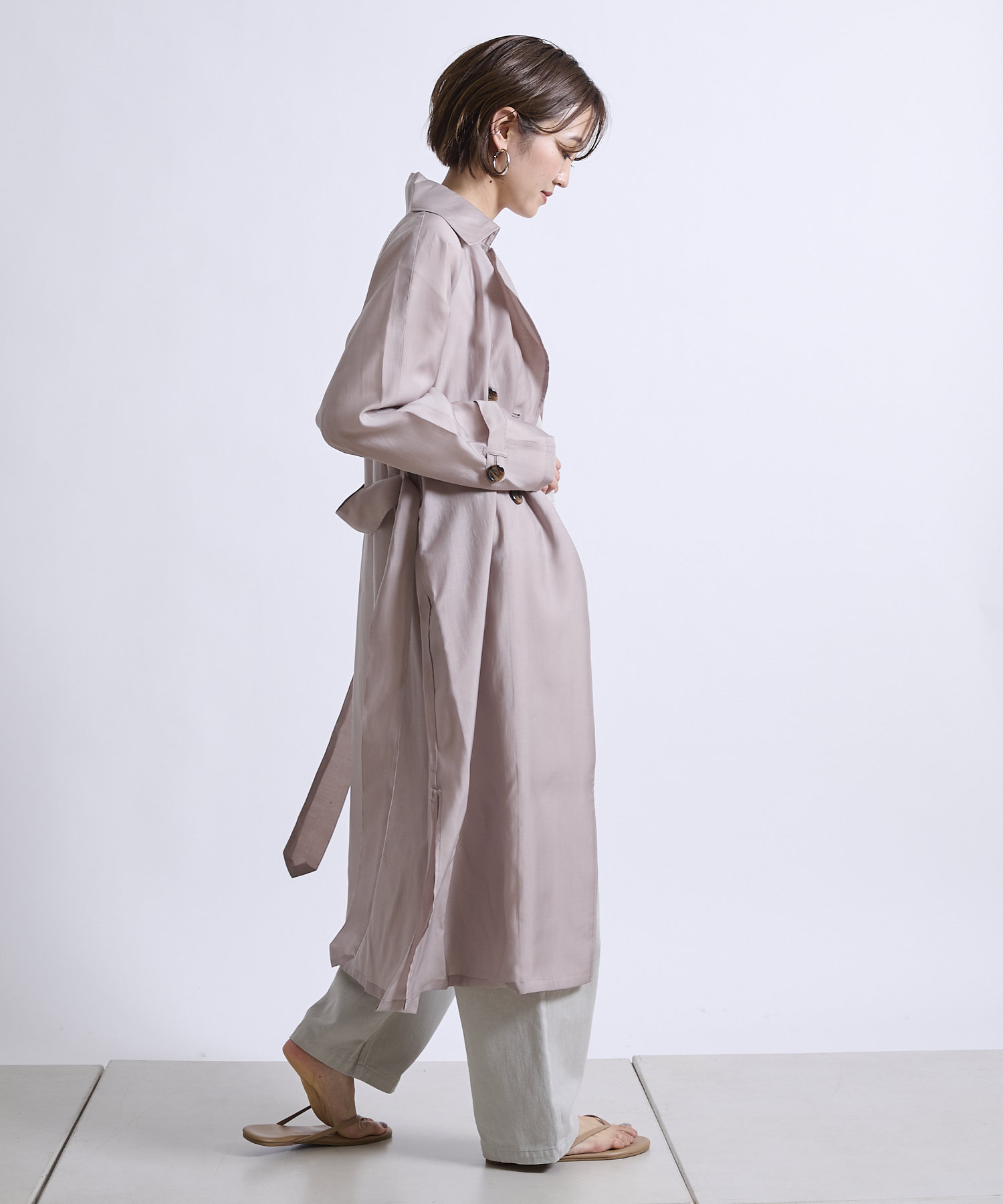 HAENGNAEヘンネ　SHUMAI TRENCH COAT HAENGNAEヘンネSHUMAI TRENCH COAT