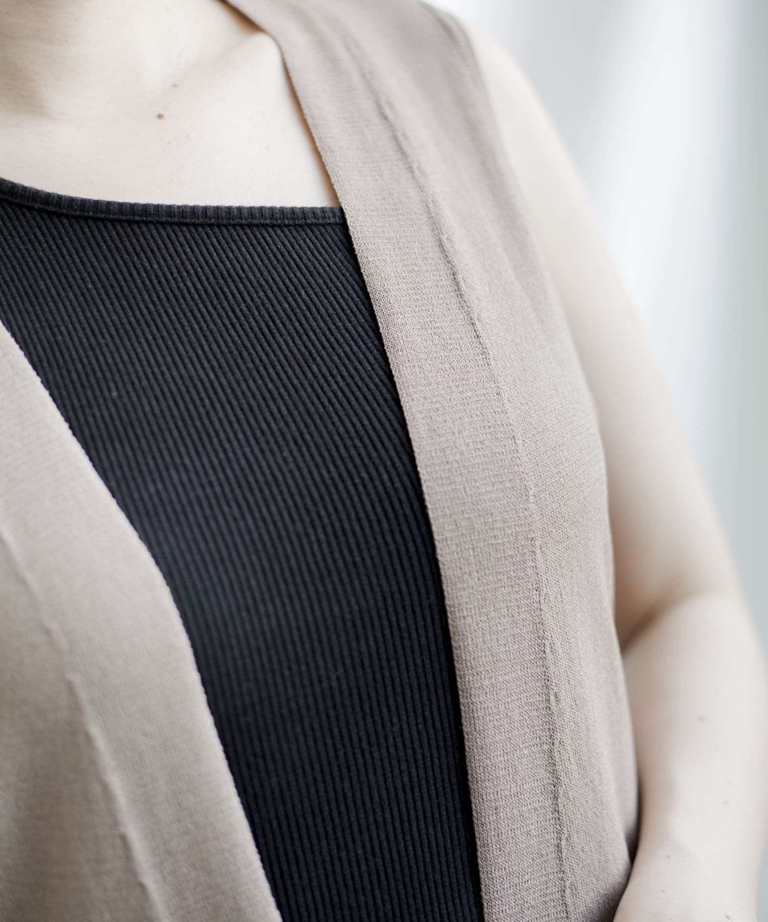 Thevon.(ゼヴォン) 〈前後着用可〉2WAYジレワンピース