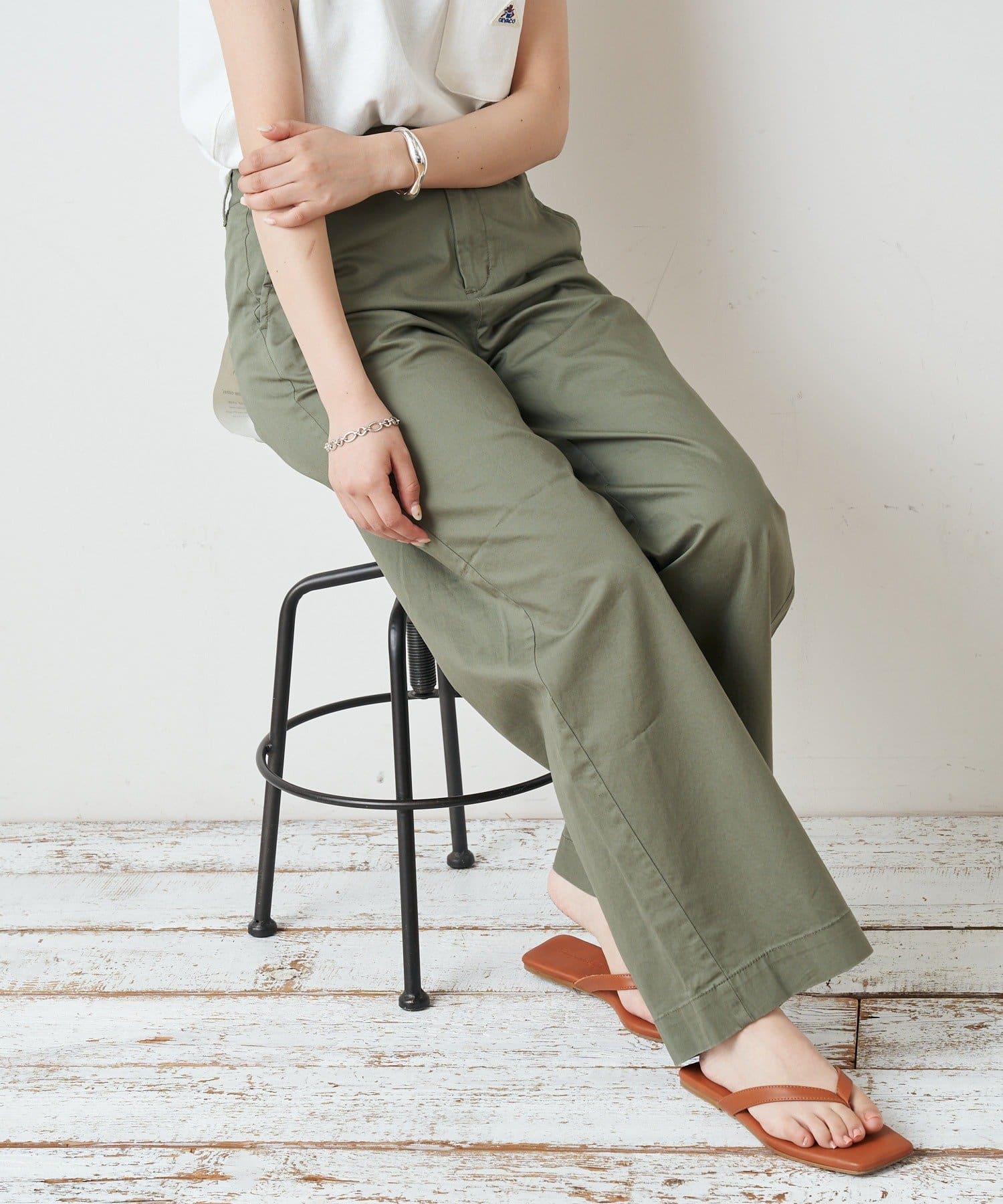 Daily Premium デイリープレミアム Tdpリネン混ワイドパンツ Ciaopanic Typy チャオパニックティピー レディース Pal Closet パルクローゼット パルグループ公式ファッション通販サイト