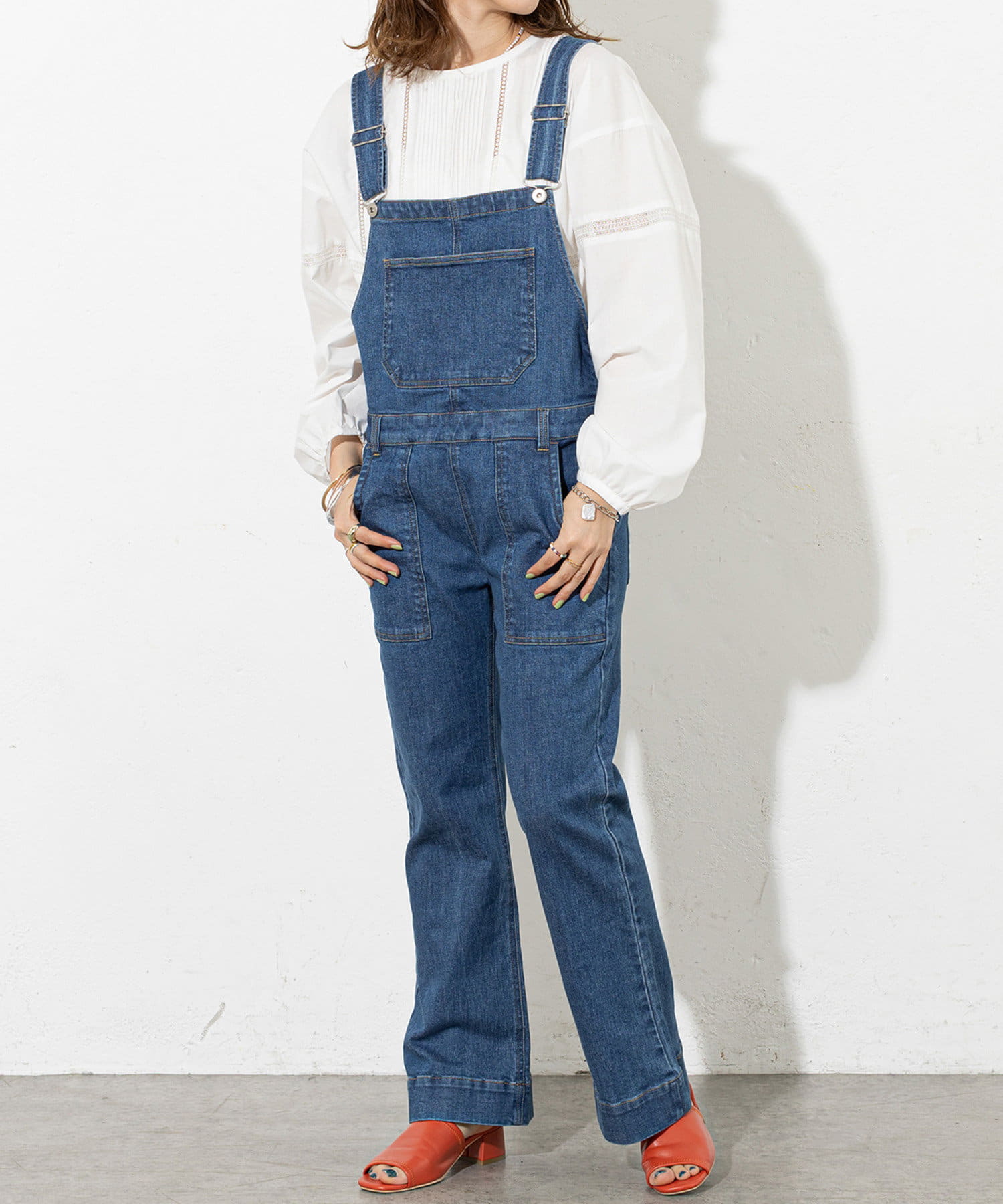 デニムサロペット Discoat ディスコート レディース Pal Closet パルクローゼット パルグループ公式ファッション通販サイト