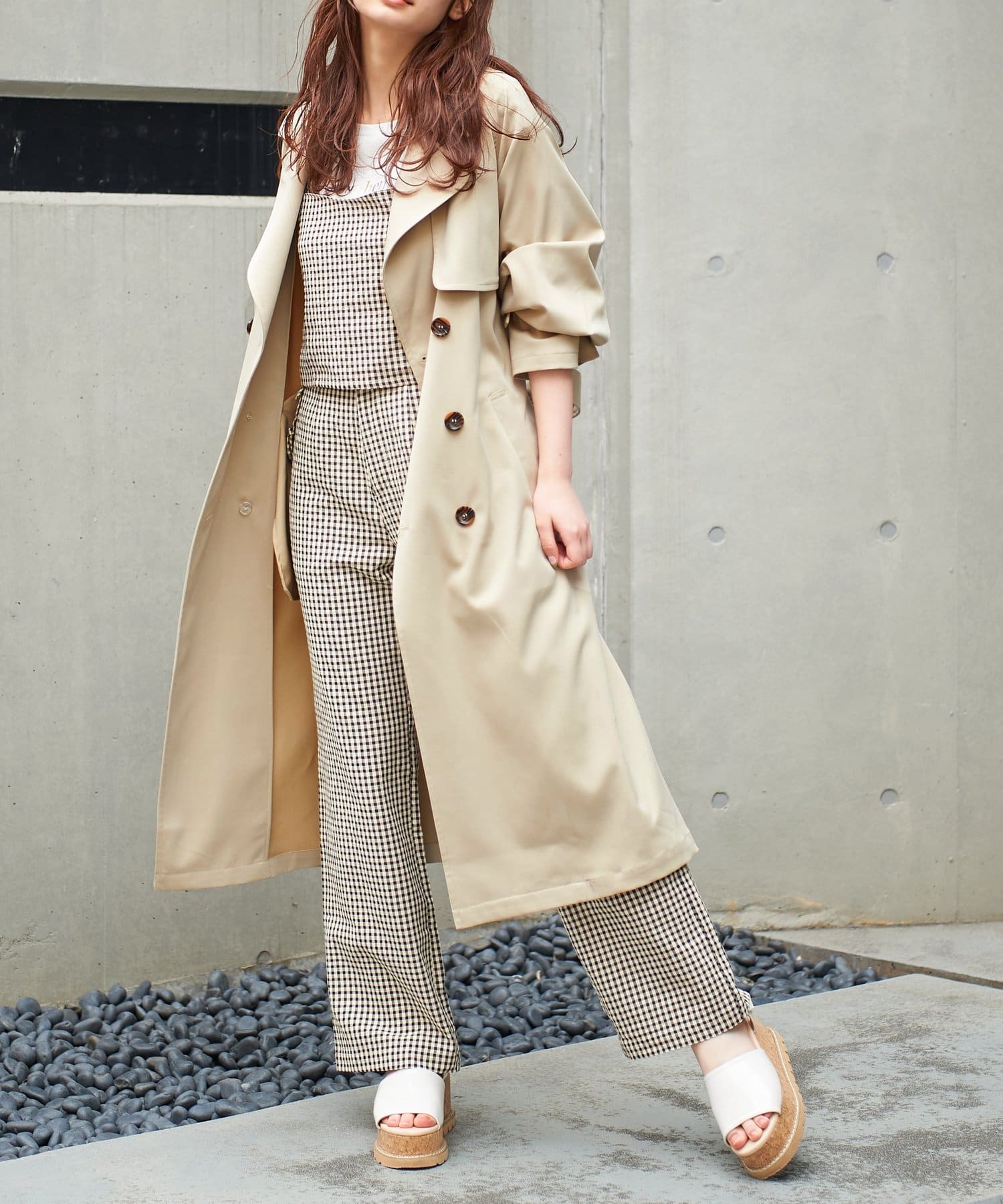 ゆるトレンチコート Olive Des Olive オリーブ デ オリーブ レディース Pal Closet パルクローゼット パルグループ公式ファッション通販サイト