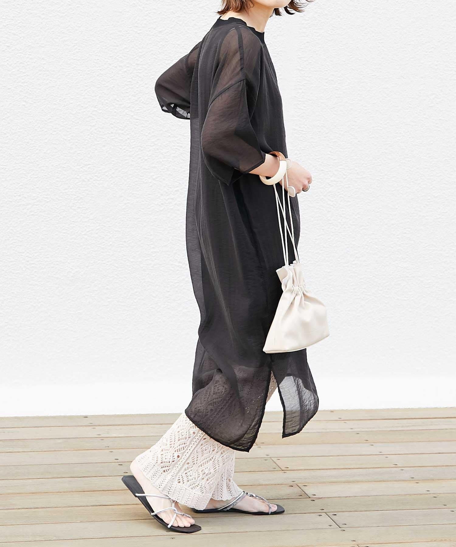 着用動画あり シアーボイルteeワンピース インナーワンピース付 Ciaopanic Typy チャオパニックティピー レディース Pal Closet パルクローゼット パルグループ公式ファッション通販サイト