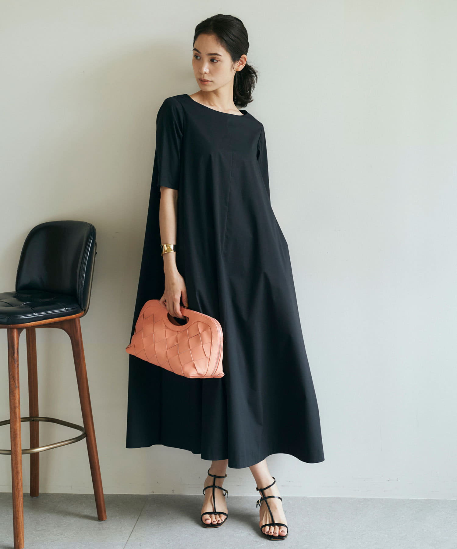 洗える ブロードフレアマキシワンピース La Boutique Bonbon ラブティックボンボン レディース Pal Closet パルクローゼット パルグループ公式ファッション通販サイト