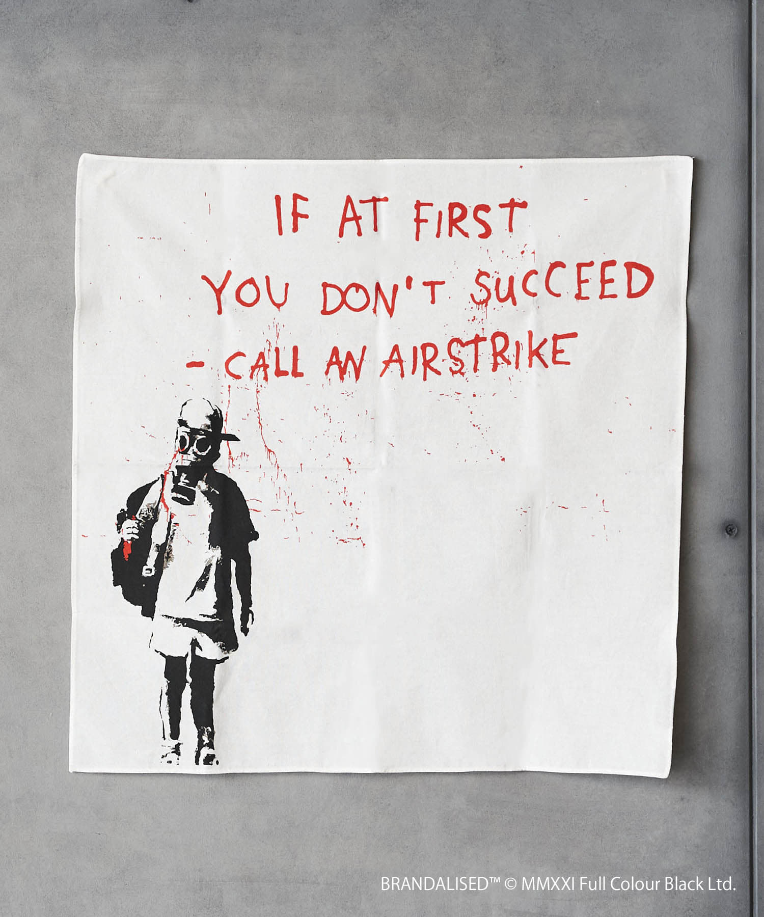 Banksy S Graffiti ハンカチ Asoko アソコ ライフスタイル Pal Closet パルクローゼット パルグループ公式ファッション通販サイト