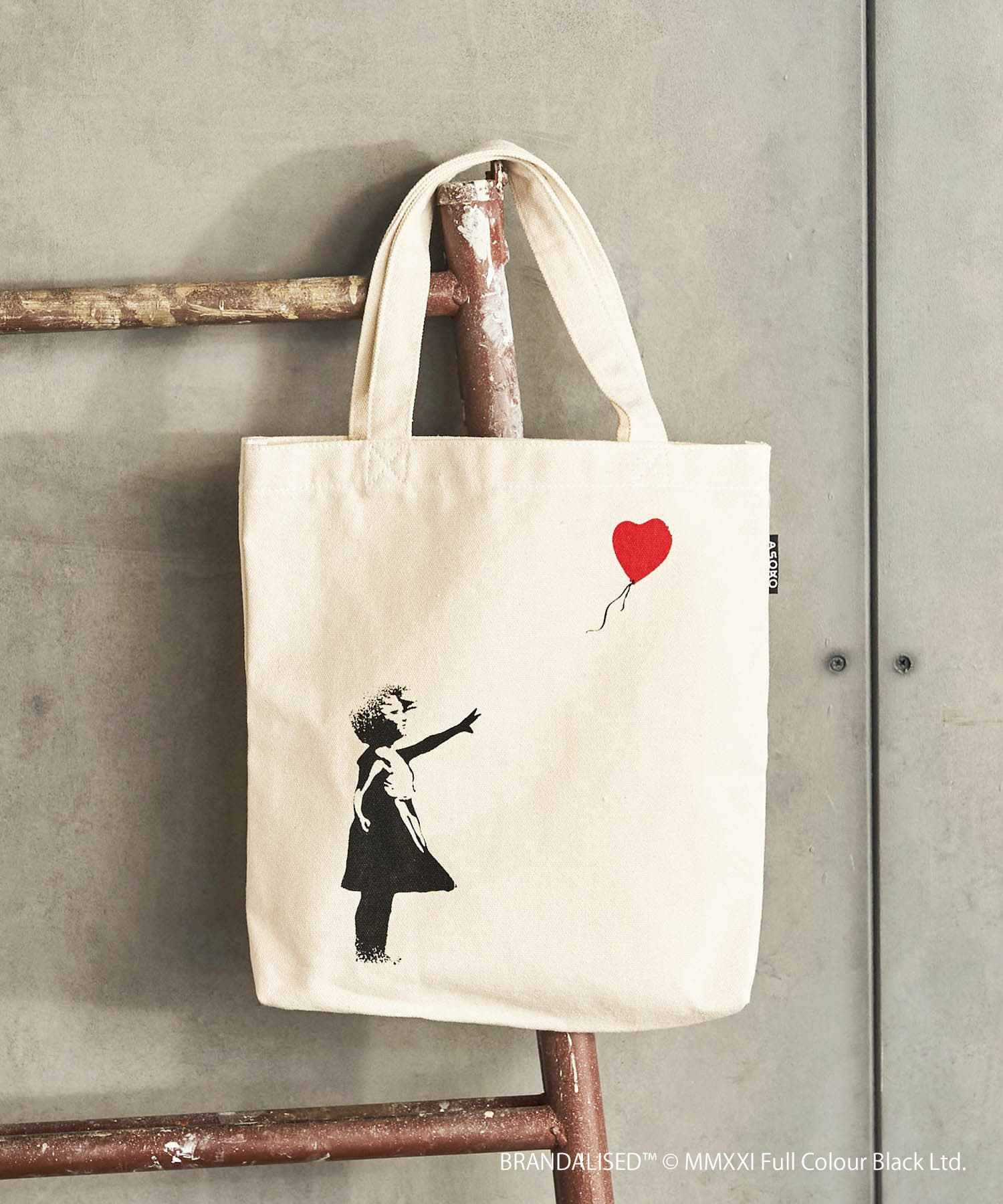 Banksy S Graffiti トートバッグ M Asoko アソコ レディース Pal Closet パルクローゼット パルグループ公式ファッション通販サイト