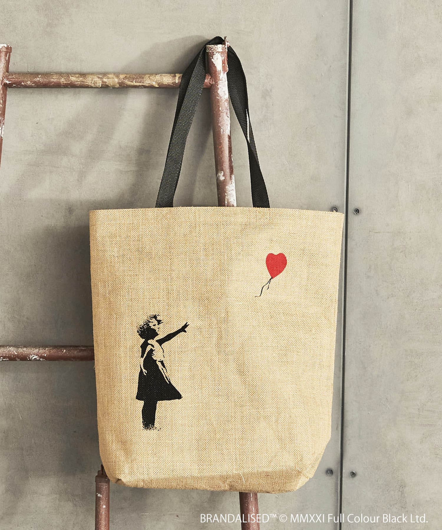 Banksy S Graffiti ジュートバッグ Asoko アソコ レディース Pal Closet パルクローゼット パルグループ公式ファッション通販サイト