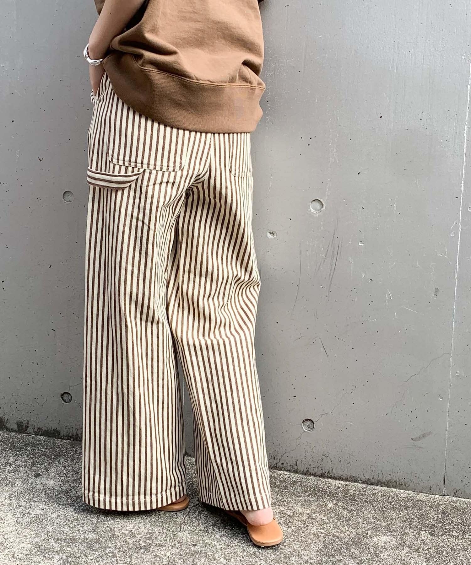 ヒッコリーペインターワイドパンツ Ciaopanic Typy チャオパニックティピー レディース Pal Closet パルクローゼット パルグループ公式ファッション通販サイト