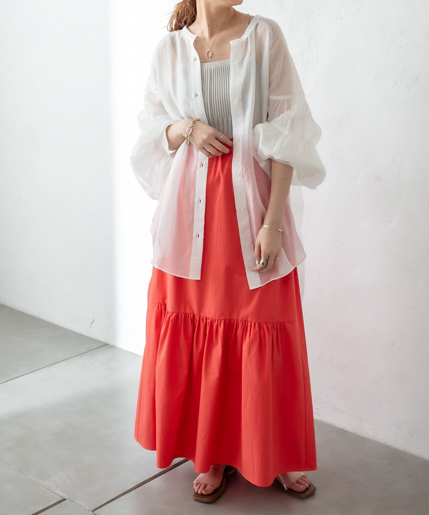 シアーラグランボリュームシャツ Mystic ミスティック レディース Pal Closet パルクローゼット パルグループ公式ファッション通販サイト