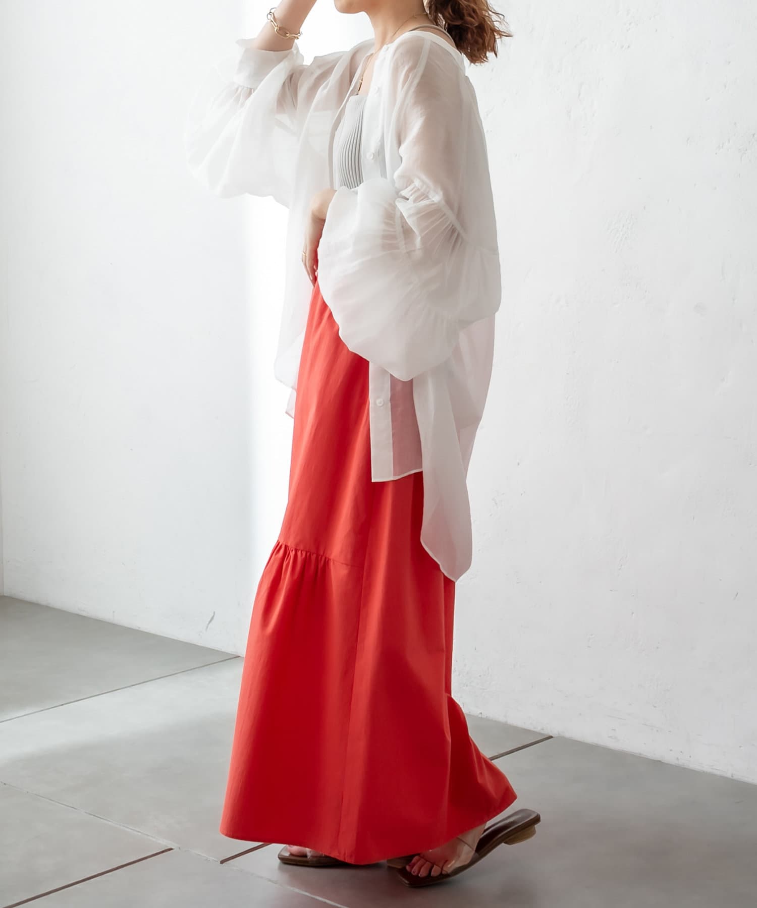 シアーラグランボリュームシャツ Mystic ミスティック レディース Pal Closet パルクローゼット パルグループ公式ファッション通販サイト