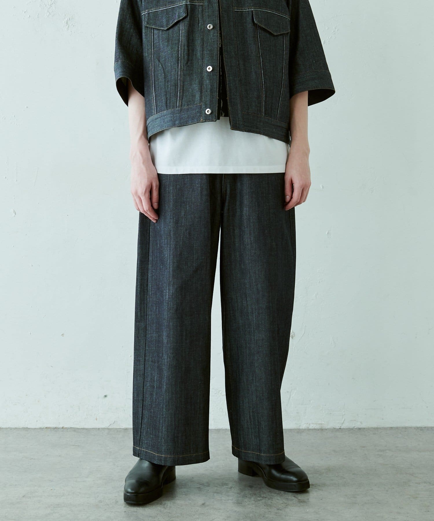 スーパーワイドデニムパンツ Lui S ルイス メンズ Pal Closet パルクローゼット パルグループ公式ファッション通販サイト