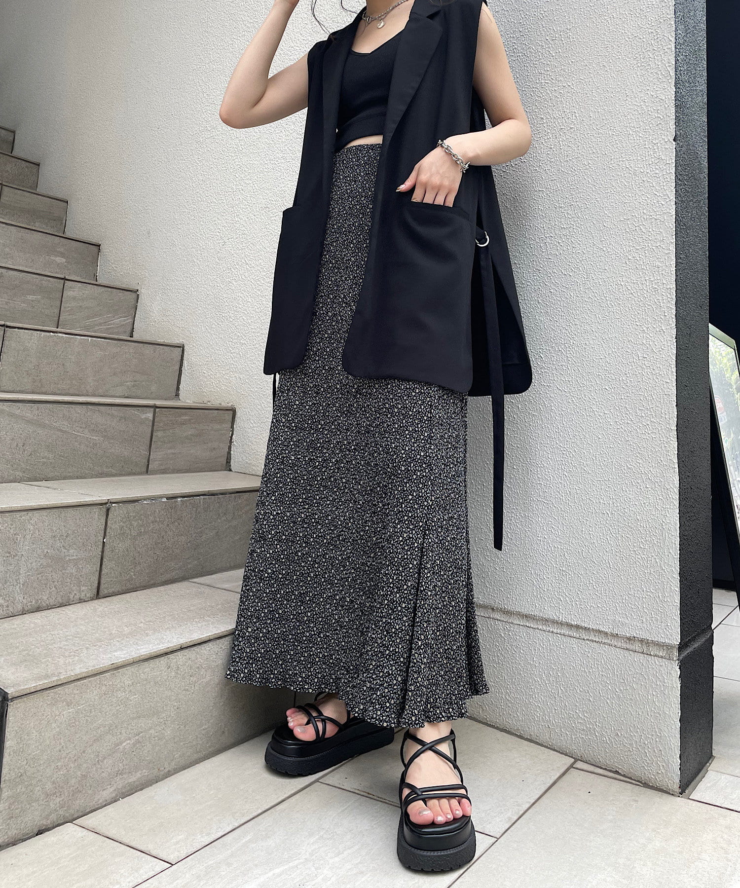 小花柄ワッシャースカート Chico チコ レディース Pal Closet パルクローゼット パルグループ公式ファッション通販サイト