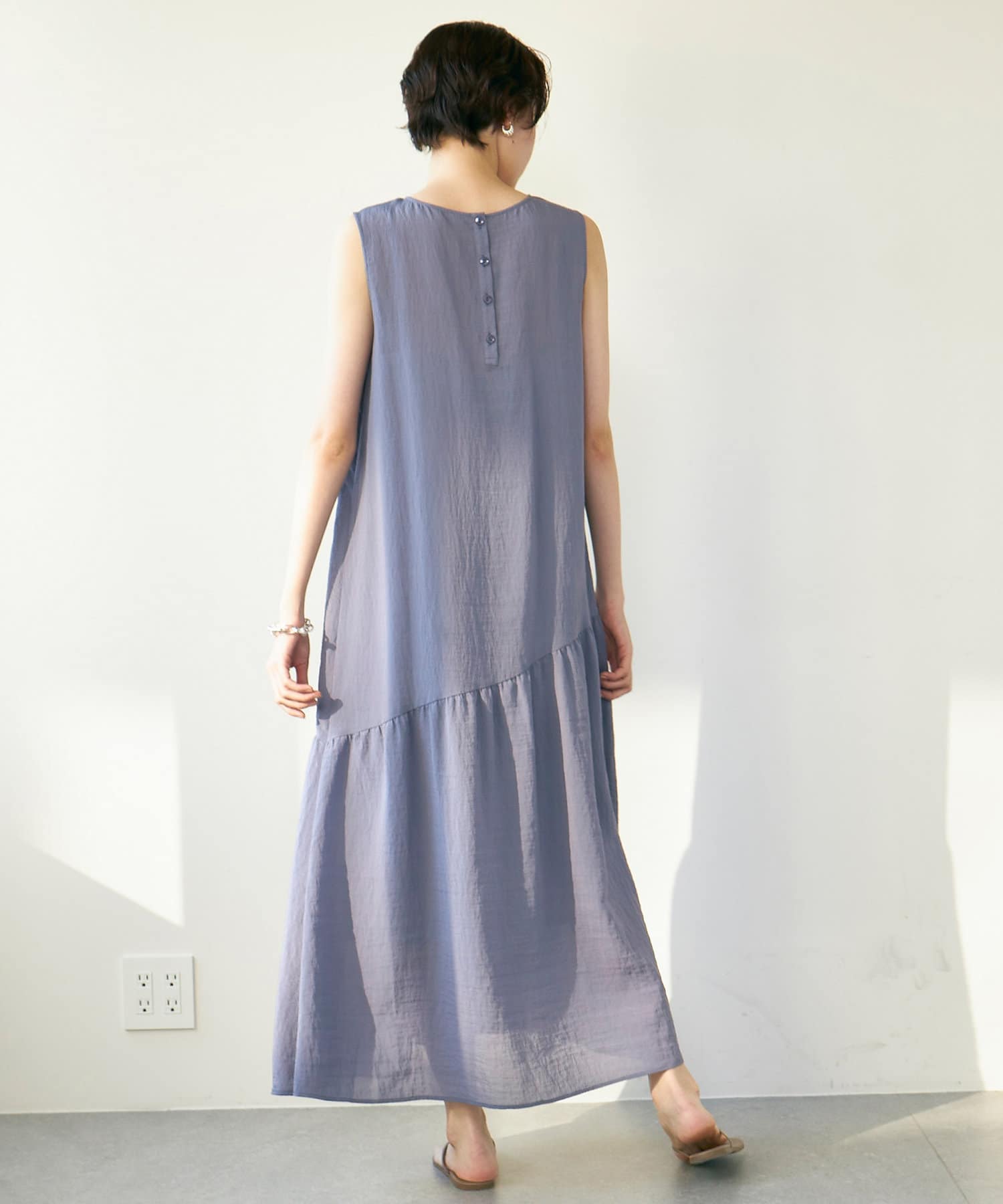 ノースリーブ切替フレアワンピース Gallardagalante ガリャルダガランテ レディース Pal Closet パルクローゼット パルグループ公式ファッション通販サイト