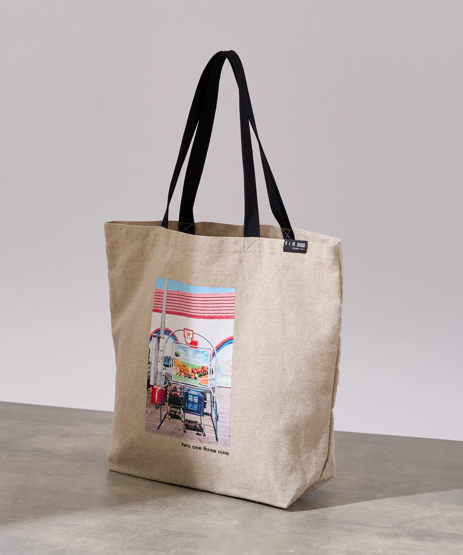 麻混プリントトートバッグ マチ付きa4収納可能トート Colony 2139 コロニー トゥーワンスリーナイン レディース Pal Closet パルクローゼット パルグループ公式ファッション通販サイト