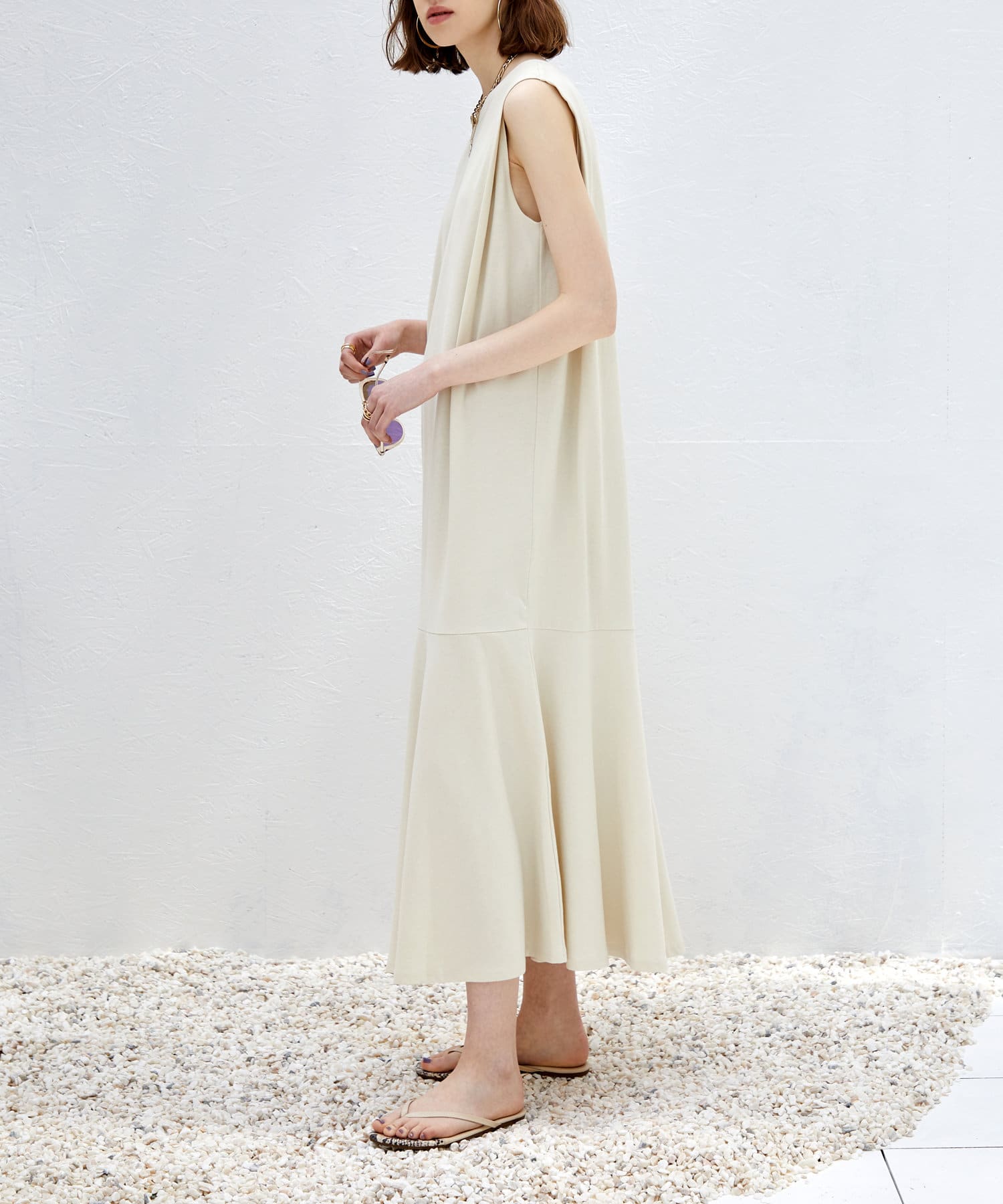 肩タック切替ワンピース Doudou ドゥドゥ レディース Pal Closet パルクローゼット パルグループ公式ファッション通販サイト