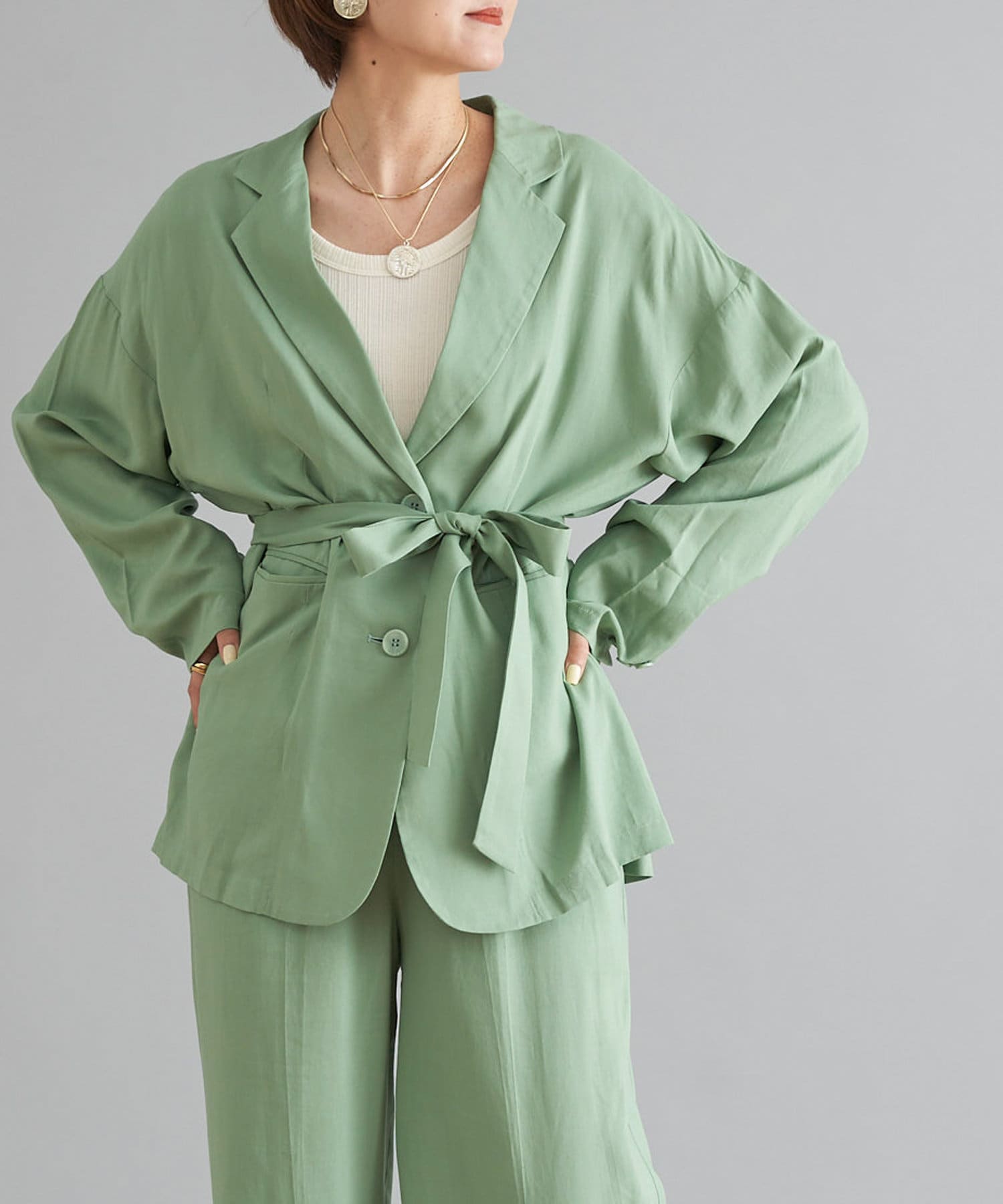 WEB限定】ジャケット+パンツ セットアップ | DOUDOU(ドゥドゥ)レディース | PAL CLOSET(パルクローゼット) -  パルグループ公式ファッション通販サイト