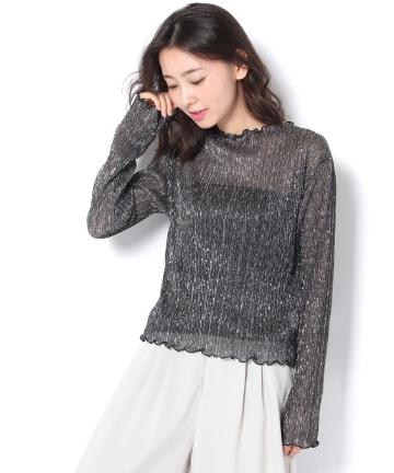 テレコメローラメL/S TEE