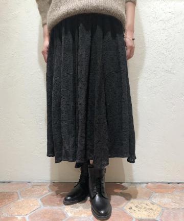 レースパッチワークスカート