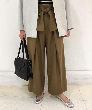 フロント結びパンツ