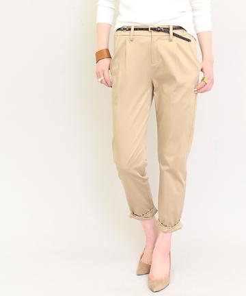 WEB限定裾ねじりパンツ