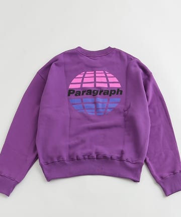 パラグラフ_プレートスウェットクルー