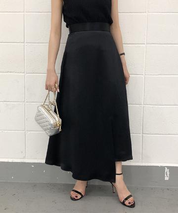 【PEELSLOWLY】サテンスカート