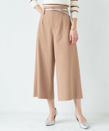 ハイウエストクロップドパンツ