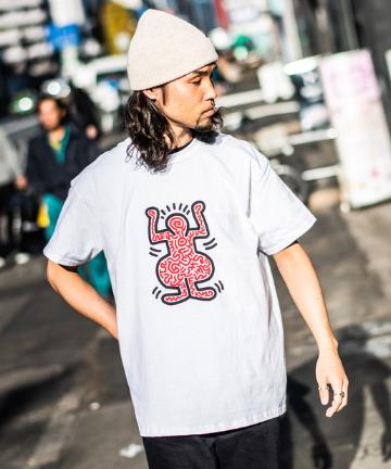 【Keith Haring/キースヘリング】ユニセックス半袖Tシャツ