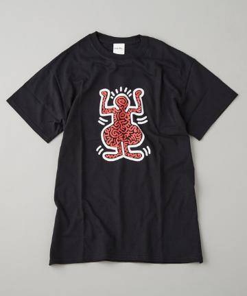 【Keith Haring/キースヘリング】ユニセックス半袖Tシャツ