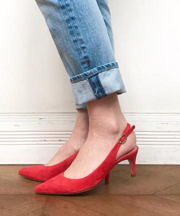 【SPAIN MADE PARK MANSION】バックストラップパンプス