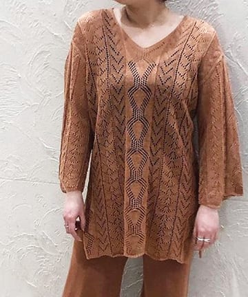 【DEMYLEE】かぎ編みチュニック