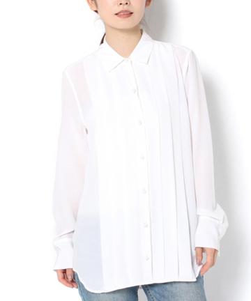 【EQUIPMENT】ドレープボタンブラウス