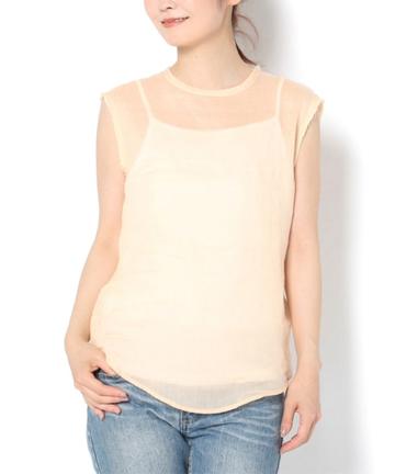 【TELA】ノースリブラウス