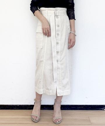 【YANUK】リネンMIXスカート