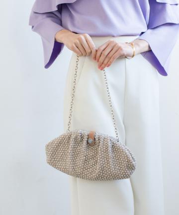 【SANTI】パールビッグクラッチ