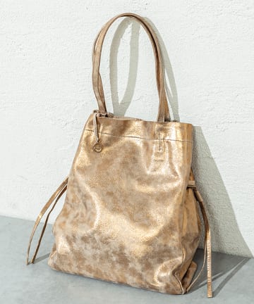 ROROLレザー巾着トート