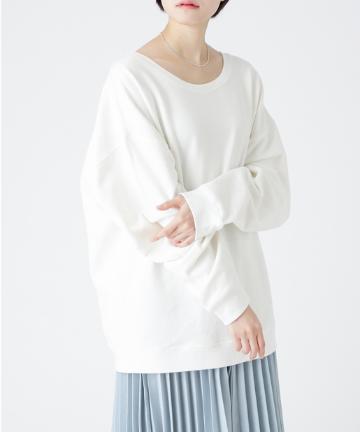 バックZIP付スウェットPO