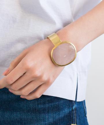 【LENA BERNARD】ローズクオーツブレスレット