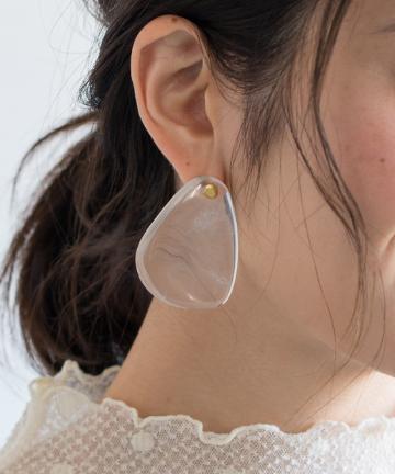 【LENA BERNARD】クリアピアス