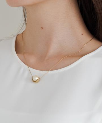 スライドコットンパールネックレス