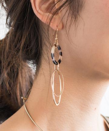 リングコンビピアス