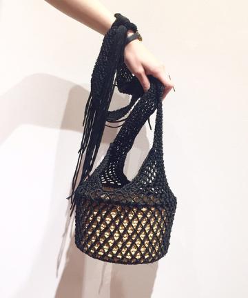 【SENSI STUDIO】編みショルダーバッグ