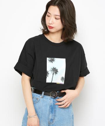 PalmtreeTEE/フォトプリントTシャツ