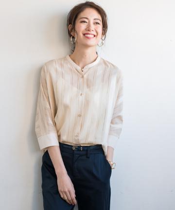 レーシーローンシャツ