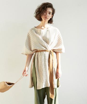 ワイドリブチュニック【オンラインストア限定商品】