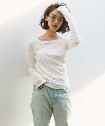 リブアシメカットソー【オンラインストア限定商品】