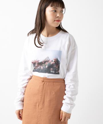 philly オリジナルローズプリントT