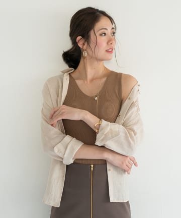 バックTieシャツ